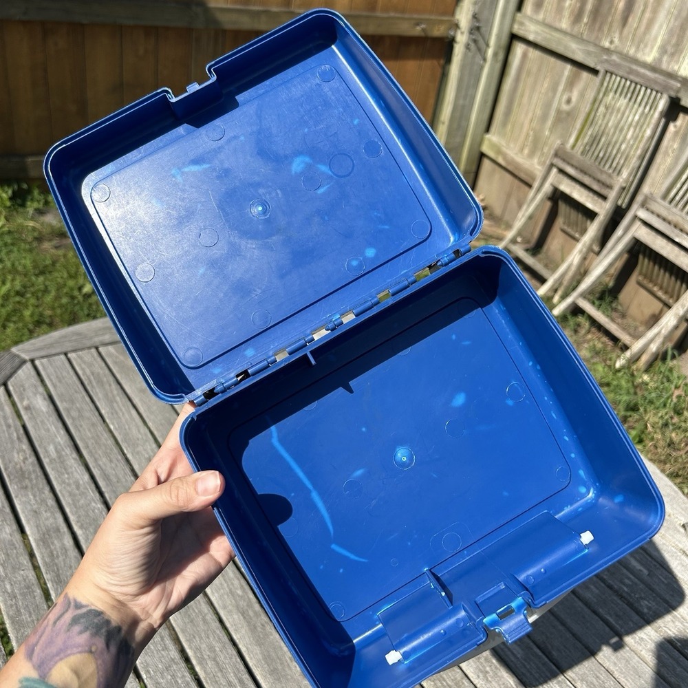 Max Steel Vintage Plastic Lunch box‎  2001 Blue - Picture 9 of 9
